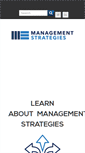 Mobile Screenshot of managementstrategies.com